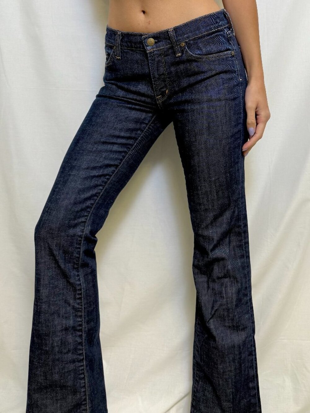 Citizens of Humanity dark wash low rise jeans